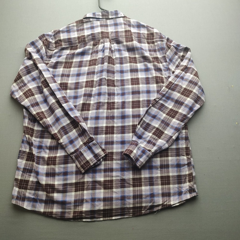 Johnny O Mens Multi-colored Plaid‎ Button Up shirt Long Sleeve Extra Large - Picture 11 of 14